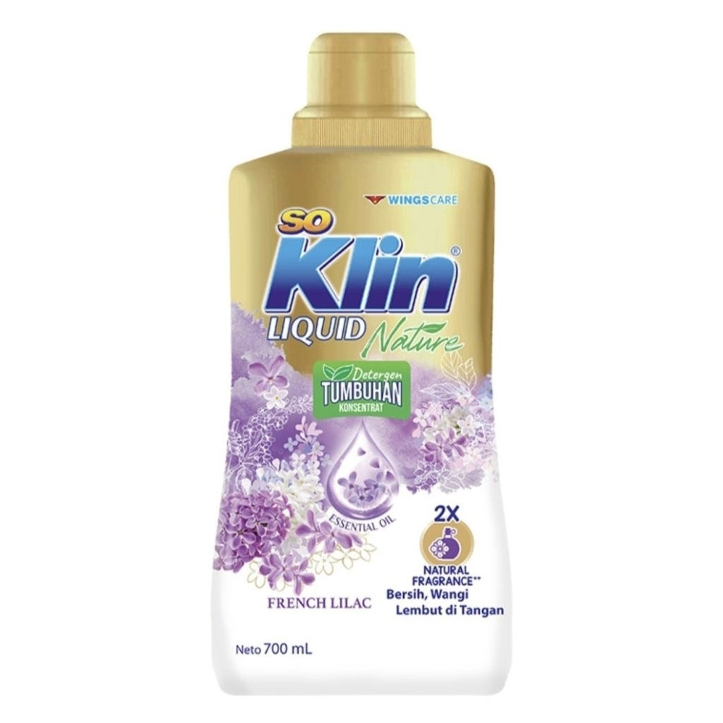 So Klin Deterjen Cair 720 Ml Wangi Tahan Lama