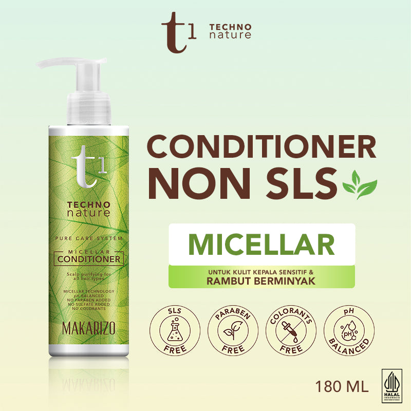Makarizo T1 Techno Nature Micellar Conditioner 180 mL -  Non SLS
