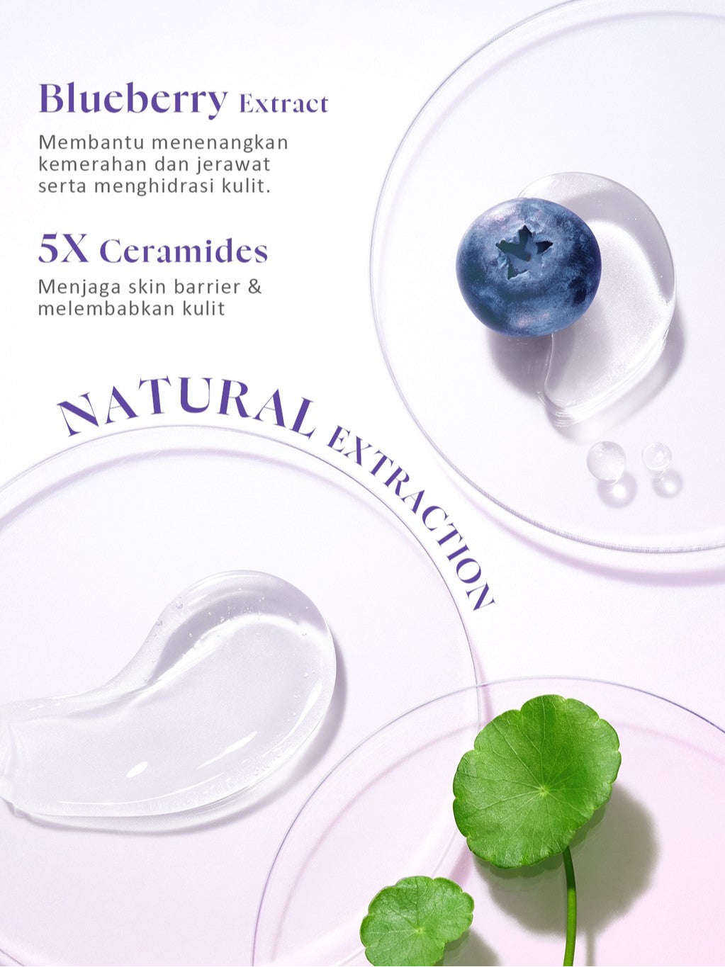 Glad2Glow Blueberry Ceramide Low pH Gel Cleanser facial wash skincare face wash sabun cuci muka cleansing balm exfoliating exfoliasi wajah sabun muka pembersih wajah Memperbaiki penghalang kulit tetap terhidrasi wajah G2G g2glow official store