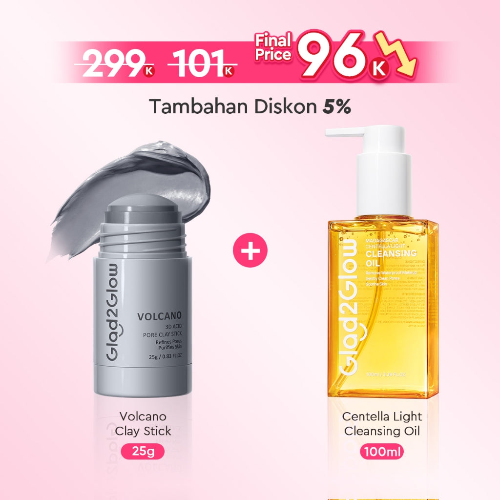 [Ready Stock]Glad2Glow Madagascar Centella Light Cleansing Oil 100ml/200ml micellar water pembersih wajah Penghapus riasan lembut tanpa iritasi Menghapus riasan tahan air dengan cepat dan menyegarkan muka wajah g2glow official store