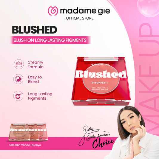 Madame Gie Blushed - Makeup Blush On Long Lasting Pigments