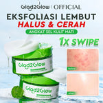 Glad2Glow Centella Salicylic Acid Exfoliating Acne Toner Pads Gentle Eksfoliasi Kulit Jerawat Kulit Sensitif (30 pads) Centella Pads Lactic Acid Malic AHA BHA Peeling Serum Acne Spot Serum Cica Acne Clear Pad Treatment Jerawat exfoliasi wajah obat jerawat
