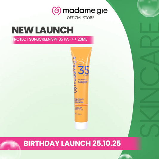 [NEW LAUNCH] Madame Gie Daily Calm Protect Sunscreen SPF 35 PA+++ - Travel Size 20ml