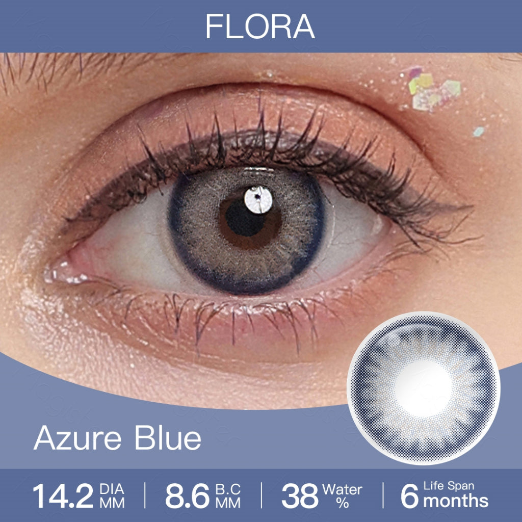 Magister Softlens Normal abu-abu coklat hitam seri Sepasang Lensa kontak diameter14.0-14.5MM kadar air 38% soflens
