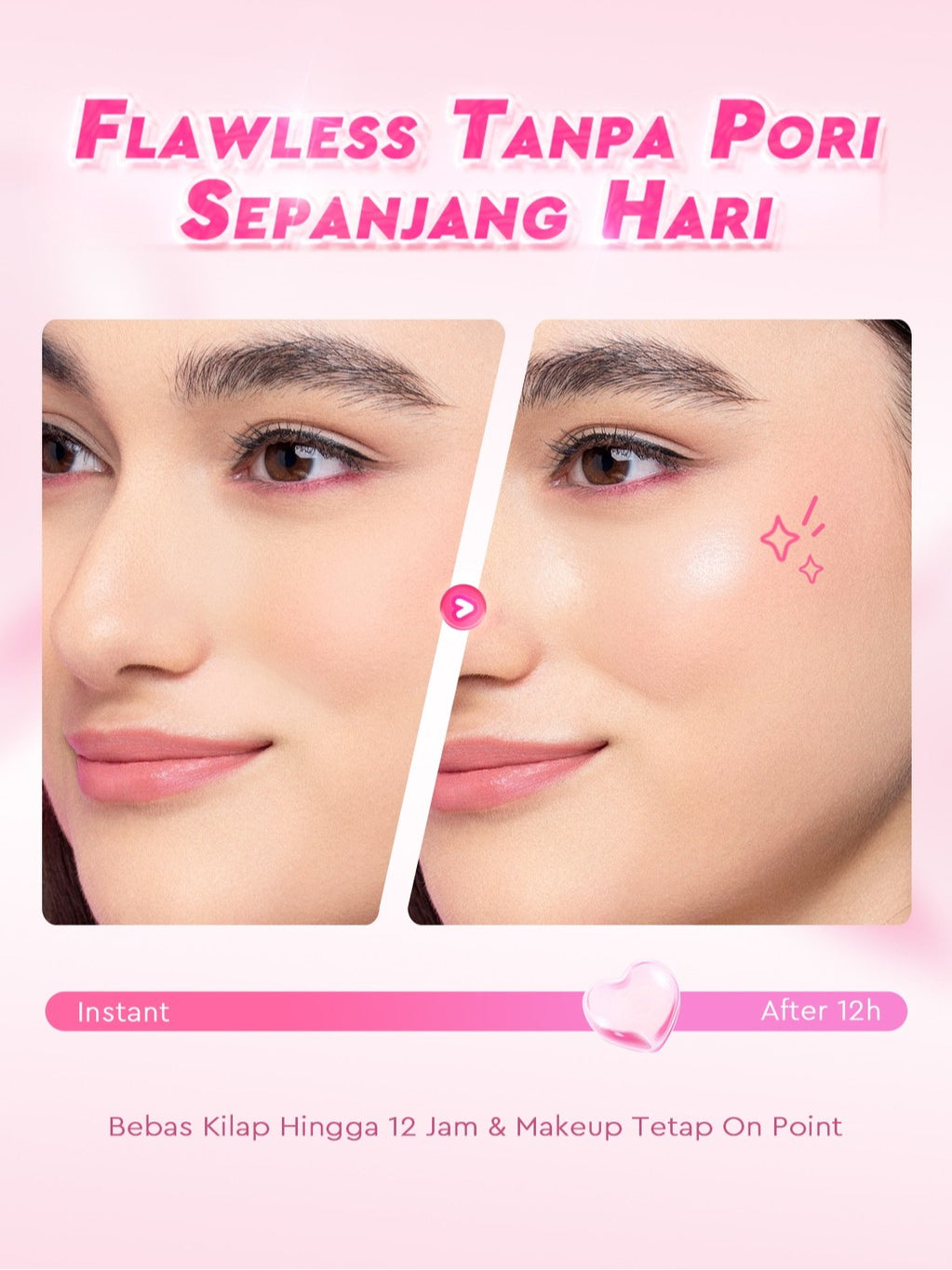 Glad2Glow Perfect Blur&Cover Loose Powder oil control Finishing Kontrol Minyak Tahan Lama Anti Luntur Halus Sempurna & Cover Tinggi bedak padat bedak tabur two way cake cushion foundation setting spray make up g2g glad2glow official store