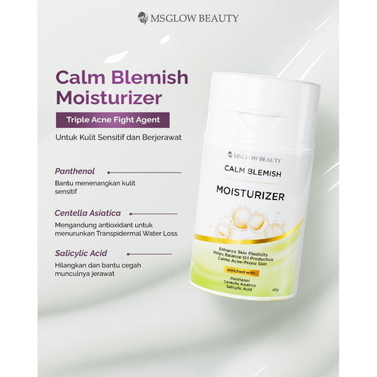 MS Glow Acne Moisturizer / Calm Blemish Moisturizer