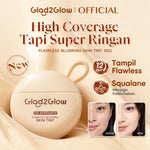 [NEW LAUNCH] Glad2Glow FLAWLESS BLURRING SKIN TINT 30G Concealer Foundation Bedak padat Make up Lightweight Coverage Long-lasting 12-Hour Soft-Focus Flawless Skin oil-control  Bio-Mimetic Film Technology Squalane Care g2glow official store