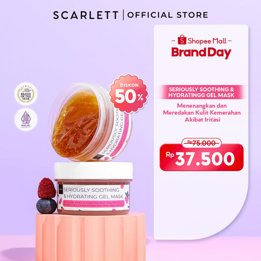 Scarlett Whitening Seriously Soothing & Hydrating Gel Mask