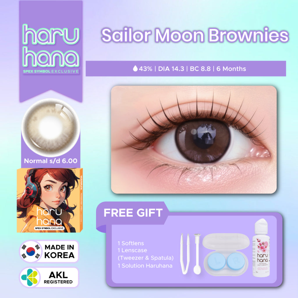 BELI 1 DAPAT 2 Softlens Spex Symbol HARUHANA Paket Pemula Softlens Natural dan Soflens Gradasi