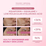 NEW! Wardah Aquaporin Squalane Bounce Glow Milky Toner 3 Liposome Ceramide Aquaporin95 ml Meningkatkan Hidrasi dan Memperbaiki Skin Barrier Untuk Kulit Glow dan Bouncy Toner Badan - Skincare