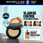 MAYBELLINE OFFICIAL Fit Me Matte + Poreless 16 Jam Oil Control Compact Powder SPF 32 PA+++ Make Up Bedak Padat bebas minyak tahan 16 Jam bedak tabur Makeup Cushion Foundation Bedak Padat Concealer BB Cream Foundation Waterproof Skin Tint Fondation