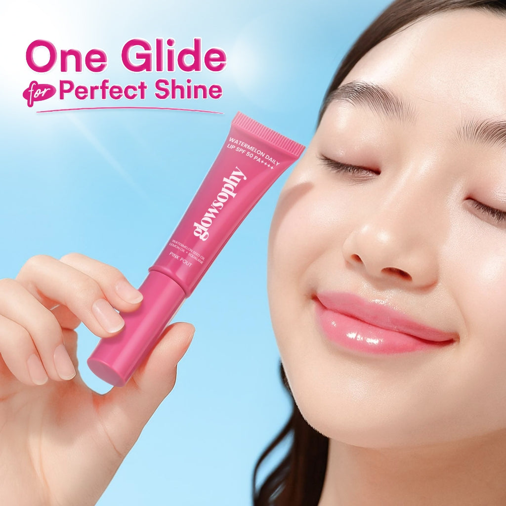 Glowshopy Bundle 2in1 Sun Buddies Lip SPF + Sunscreen 100ml - Melindungi dari sinar UVB dan UVA, Menjaga bibir tetap lembap, lembut, dan sehat, Kilau natural untuk bibir lembut dan tampak sehat sepanjang hari