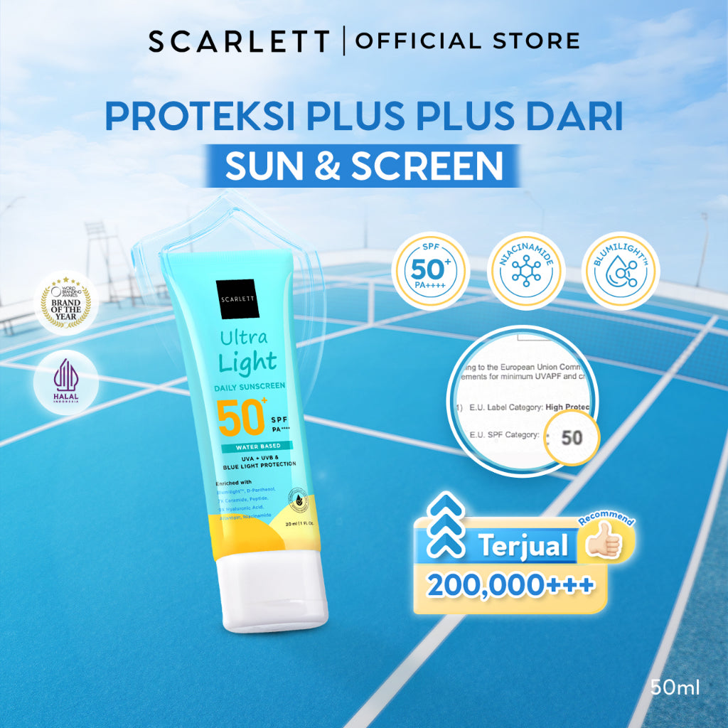 SCARLETT Face Care Satuan ( Facial Wash, Toner, Serum, Moisturizer, Face Mist, Peeling gel, Sunscreen, Face Mask ) - Brightly Ever After / Acne / Age Delay Mencerahkan , Menghilangkan Jerawat , Mencegah Penuaan Dini