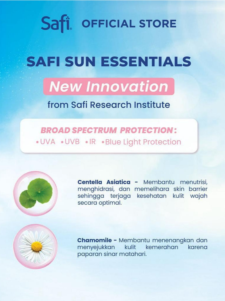 Safi Sun Essentials Daily Shield Sunscreen SPF 50+ PA ++++ 30 ml