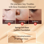 PREMIERE BEAUTE [NEW SHADE] Sunscreen Cushion Warm Sand SPF30 PA+++ [Buy 1 Gratis 1 CUSHION REFILL] Foundation 24H Long-lasting Perfect Cover Oil-Control Matte Waterproof Sweatproof Finish Poreless Cushion Refill BB CC Cream Makeup