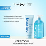 Lavojoy Keep It Chill Body Wash 300ml | Calm Down And Hydrate Skin | Sabun Mandi Cair | Sensasi Dingin | Menenangkan Kulit | Memperkuat Skin Barrier | Ceramide + Centella Asiatica + Mint Extracts