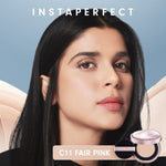 [BPOM] INSTAPERFECT SkinGlow Cover Mesh Cushion SPF50 15g | EXP 2027 | Glowy Finish Foundation | Insta Perfect by Wardah