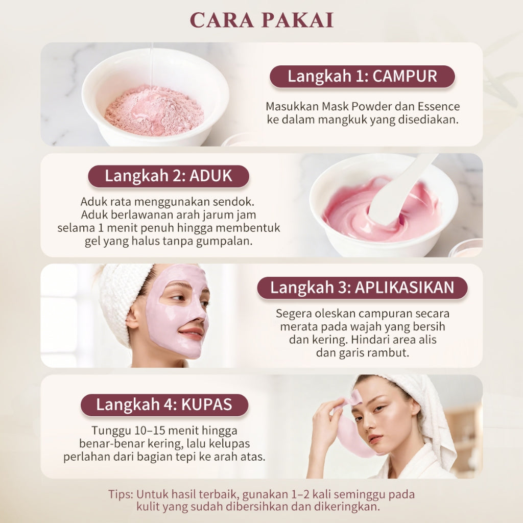 PREMIERE BEAUTE [NEW YEAR GIFT] Mix Magic Clean Sooth & Brightening Peeling Mask Set Soothing Calming Brightening Oil Control Whitening for Acne Prone Skin