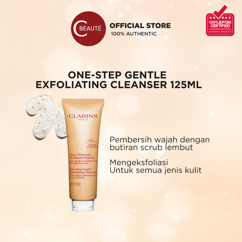 CLARINS One-Step Gentle Exfoliating Cleanser 125 ML - Pembersih Wajah