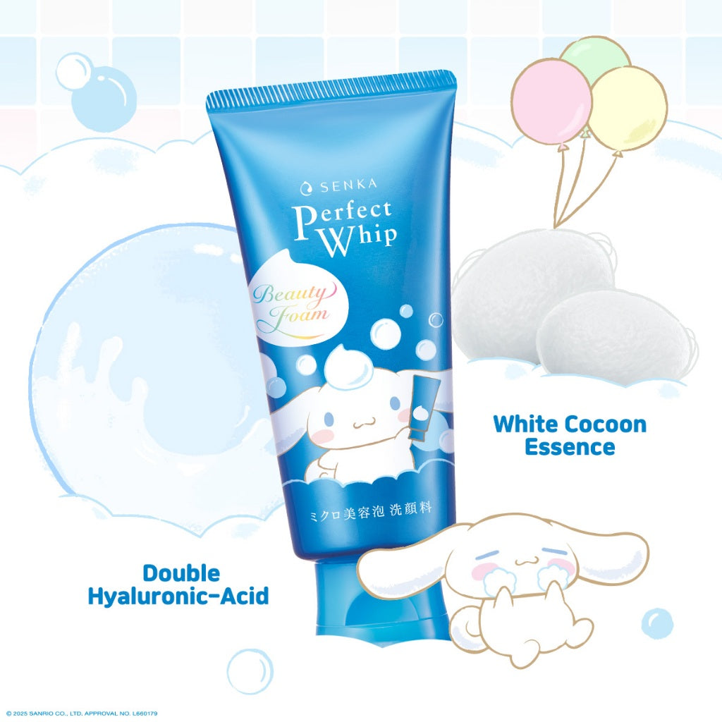 [TWINPACK] SENKA Perfect Whip Cinnamoroll Edition 120gr [BUY 1 GET 1 Hadiah Terbatas/Hari]