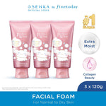 [TRIPLEPACK] SENKA Perfect Whip Collagen Cinnamoroll Edition 120gr