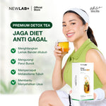 NEWLAB Fitlogy  -  Tea Herbs LITE- Teh Deox Ringan - Minuman Diet - Jaga Diet Anti Gagal dengan Formula Lebih Ringan untuk Pemula