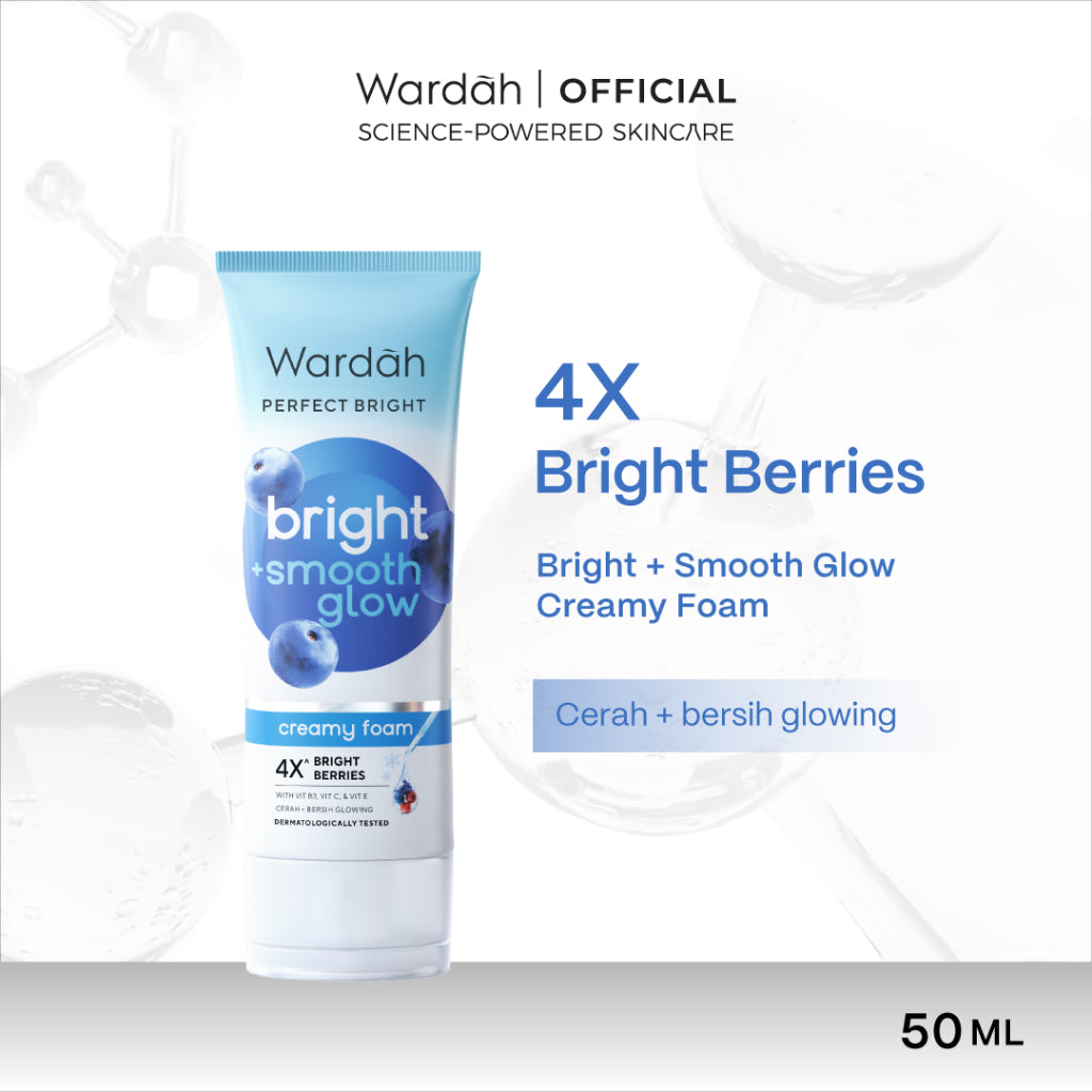 WARDAH Face Wash All Series Acnederm C Defense Lightening Perfect Bright Nature Daily Crystal Secret Renew You Hydra Rose NMF Amino Gel Cleanser Skincare