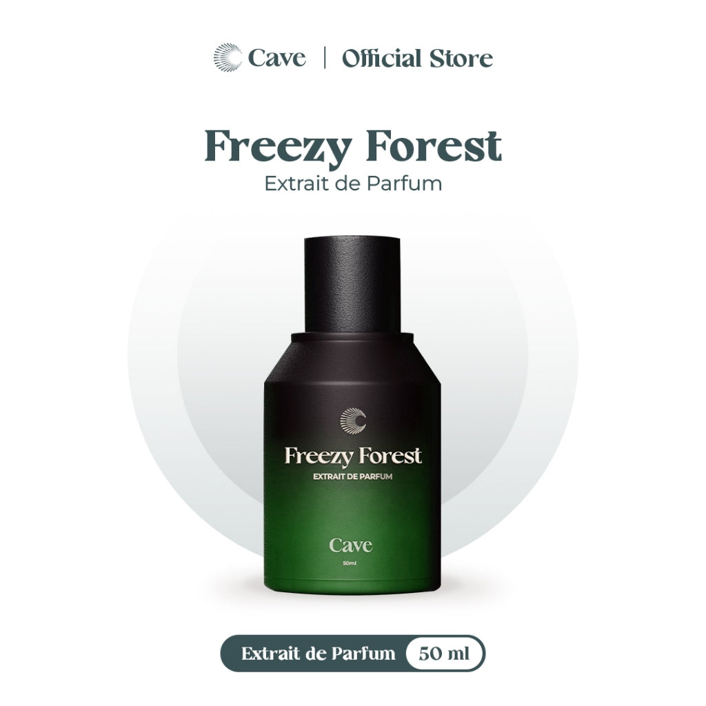 Cave Extrait de Parfum Freezy Forest 50 ml - Parfum Lokal Pria Aroma Fresh Tahan Lama