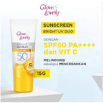 Glow & Lovely Sunscreen Wajah Uv Duo SPF 50 15gr