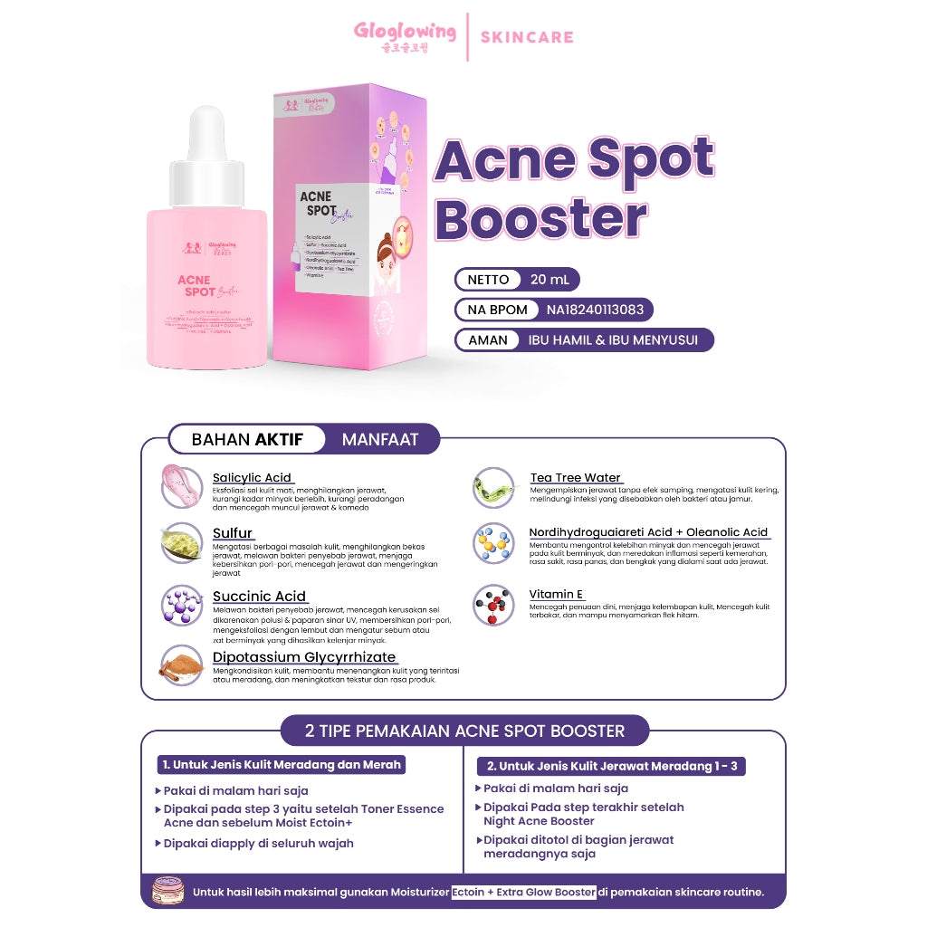 GLOGLOWING Acne Spot Booster 20ml (Obat Totol Jerawat)