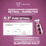 The Ultimate Concentrate Retinal + Rambutan 20mL | Smoothing & Acne Care Serum untuk menghaluskan tekstur kulit dan mengurangi jerawat