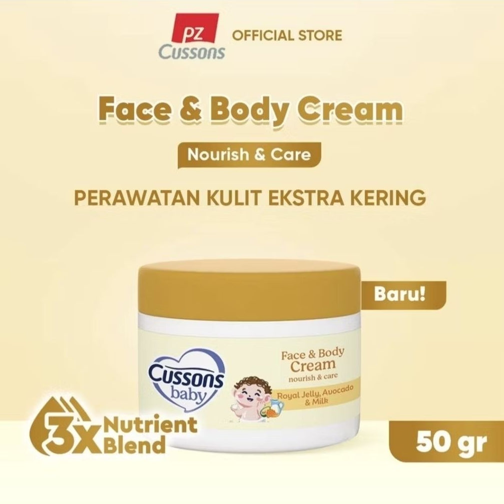 Cussons Baby Soft & Smooth Krim Tubuh Bayi 50 g