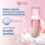 THIS IS YOUR - Glowing Everyday Shooting Refreshing Face Spray 75ml | Mengandung 2% Niacinamide, Rosa Canina, Centella Asiatica | Membantu Mencerahkan Wajah Cocok Untuk Kulit Kering, Berjerawat, dan Kusam