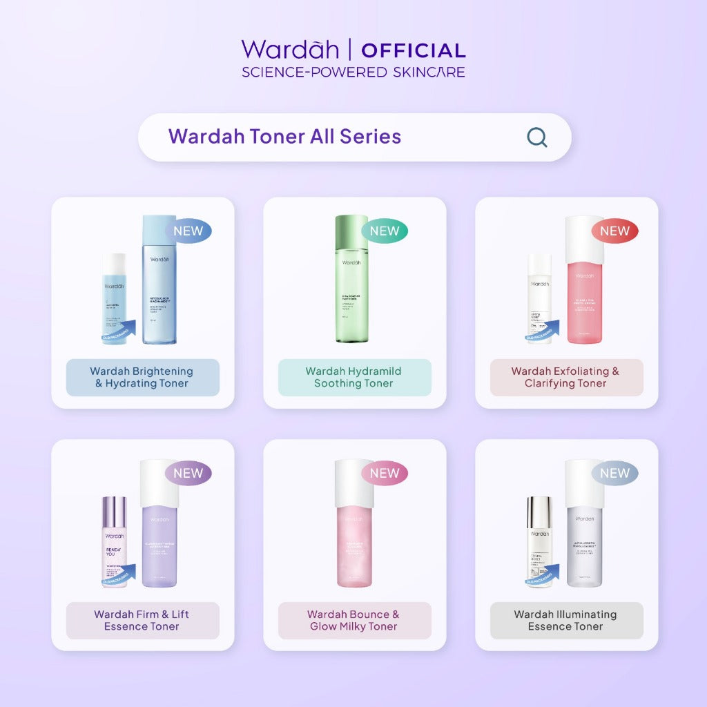 NEW! Wardah 2% Argireline Peptide MatrixylTM 3000 Firm & Lift Essence Toner 100 ml - Mencegah Penuaan Dini, Mengencangkan Kulit, Mengurangi Smile Line, dan Meningkatkan Elastisitas Kulit - Untuk Semua Jenis Kulit - Skincare