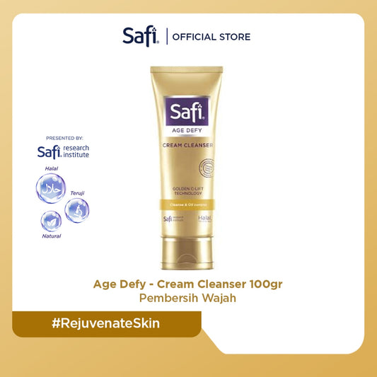 SAFI - Age Defy - Cream Cleanser 100gr - Pembersih Wajah Anti Aging