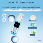 Scarlett Whitening Aqua Reset & Barrier Hydra Boost Gel Moisturizer 5% Panthenol-Hyalu - pelembab wajah untuk kulit kering, sensitifm dan iritasi ringan with D-Panthenol dan Hyaluronic Acid