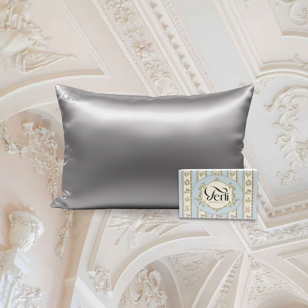 Sarung Bantal PREMIUM Satin Silk Terli Beauty Satin Silk Pillowcase Adem Halus Anti Jerawat Beauty Boost Pillowcase