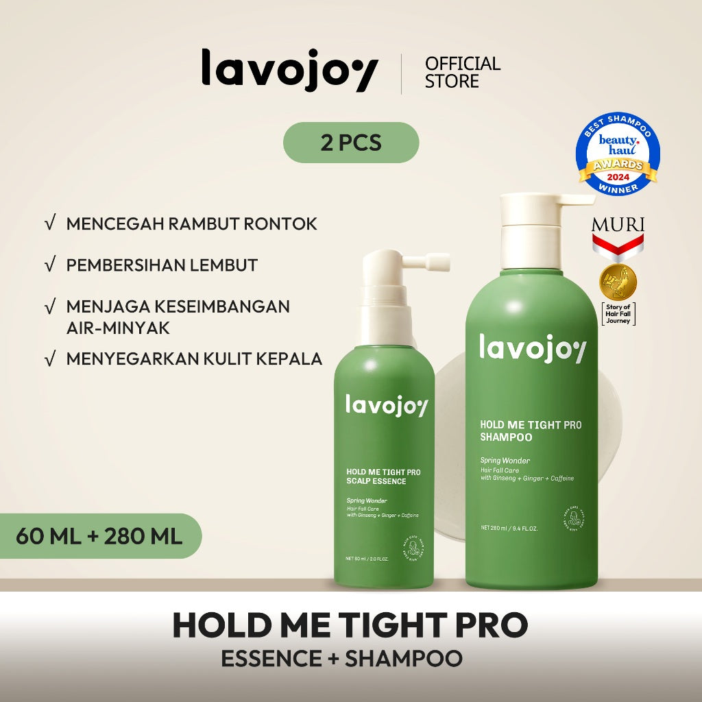 [LIVE] Lavojoy Hold Me Tight Pro Shampoo Spring Wonder Hair Fall Care | Hair Shampoo | Sampo Rambut | Shampoo Perawatan Rambut Rontok | Mempercepat Pertumbuhan Rambut | Mengurangi Kerontokkan | Sampo Ginseng & Jahe