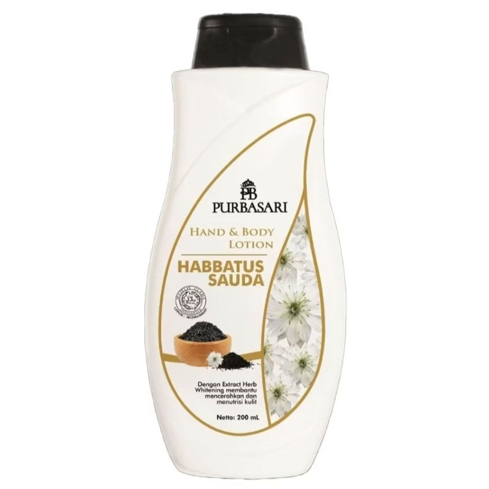 Purbasari Lotion Tubuh Jinten Hitam Habbatus Sauda 200 ml