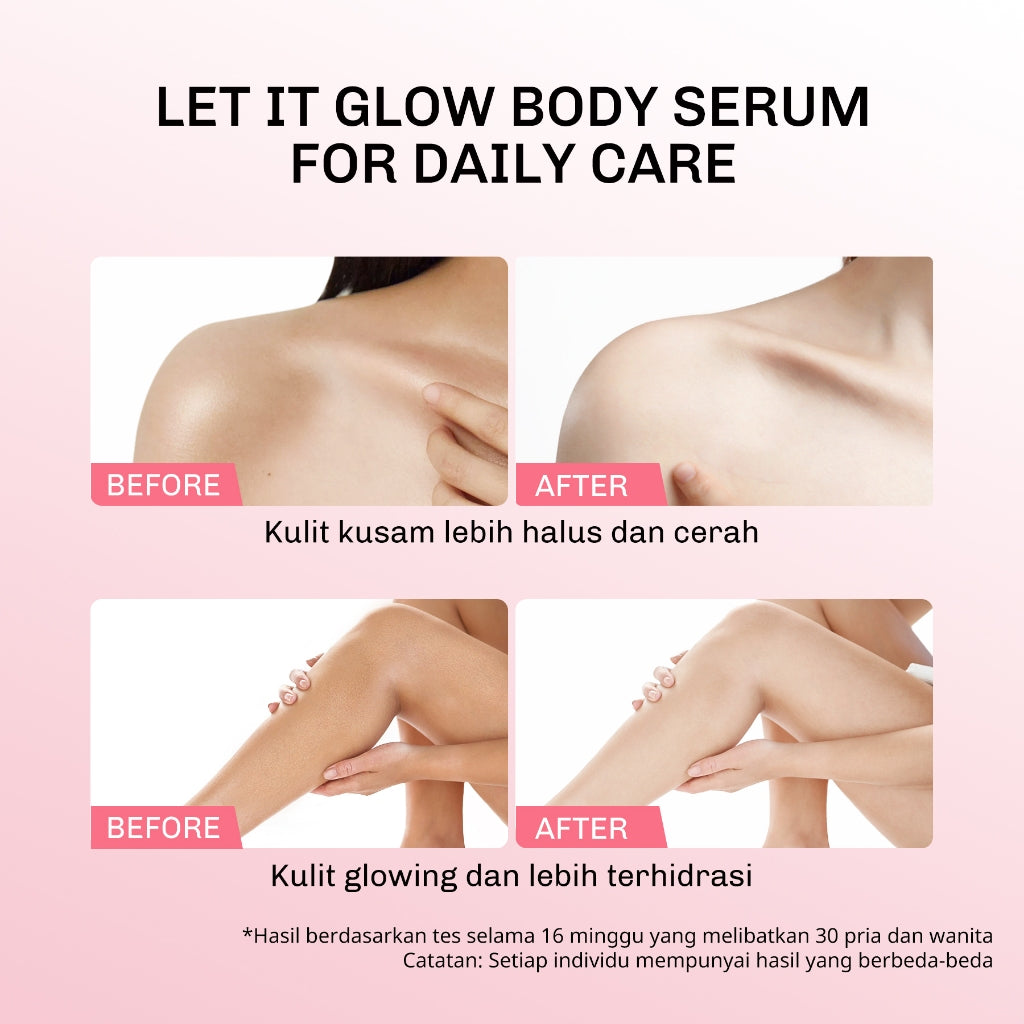 [BIGGER SIZE] Lavojoy Let it Glow Body Serum Orange Blossom 300ml | Body Serum Untuk Mencerahkan Dan Melembabkan Kulit Dengan Niacinamide + Ceramide + Vitamin E