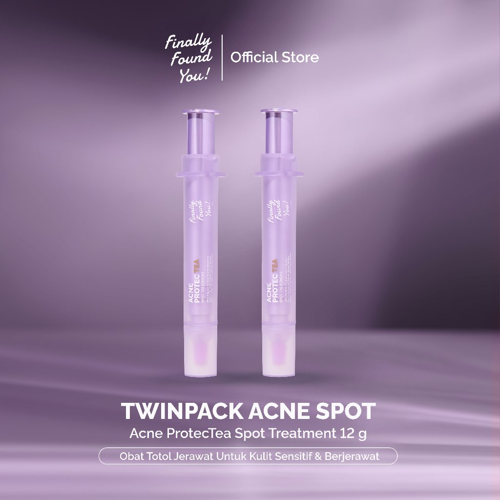Finally Found You! Acne ProtecTea Spot Treatment 12g | Obat Totol Jerawat Untuk Kulit Sensitif & Berjerawat