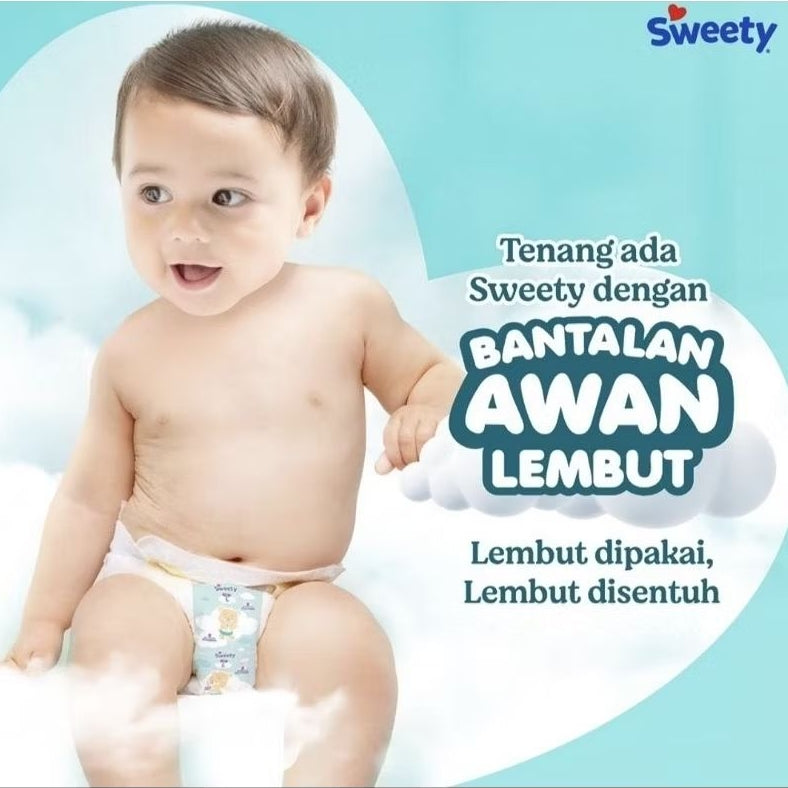 Sweety Silver Cloud Soft Popok Celana Bayi S 36 pcs