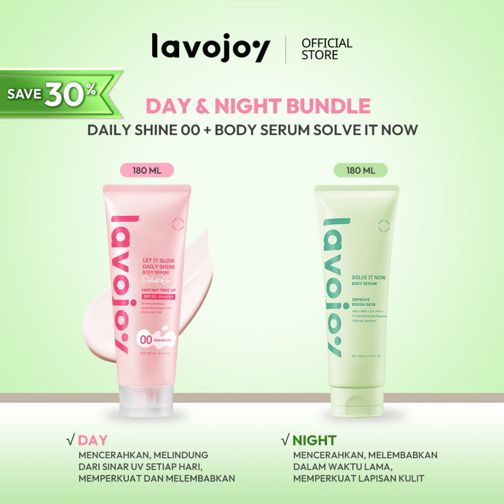 Lavojoy Solve It Now Body Serum | Body Lotion Untuk Melembabkan Kulit Sensitif,  Merawat Kulit Berjerawat, Menghaluskan Tekstur Kulit Kasar Dan Anti Jerawat | Mengandung Amino Acid, AHA, BHA Dan Zinc PCA