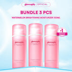 Glowsophy Bundle 3Pcs Watermelon Brightening Moisturizer Niacinamide Mugwort Gel Day and Night Skincare 100 ml Gel Pelembab Wajah Mencerahkan Kulit Bercahaya Brightening Cream