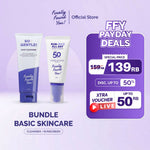 Finally Found You! BUNDLE BASIC SKINCARE: Soy Gentle Face Cleanser + HYDRICEING & BRIGHTENING Essence Booster + Soy Bright Moisturizer & SUN-RICE ALL DAY Invisible UV Shield
