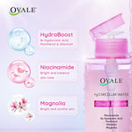 Ovale Micellar Water Brightening 300ml | Natural H2O | Cleansing, Glow & Hydrate - REALMEN BEAUTY