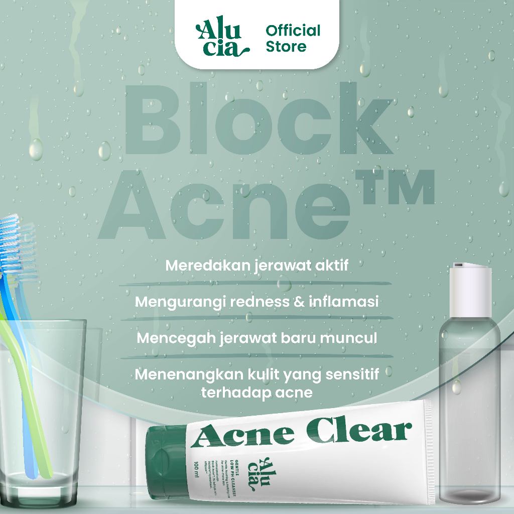 ALUCIA | Acne Clear Gentle Low pH Cleanser with 1% Salicylic Acid Facial Face Wash Sabun Cuci Muka Acne Prone Skin Kulit Berjerawat Low pH 5.0 - 5.5 by Alucia Official