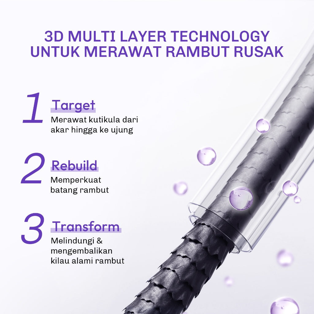 [NEW LAUNCH]  Lavojoy Repair Me Now Hair Mask Iris Garden 250ml | Halus & Berkilau Tanpa Lepek | Multi-Layering Repair With 3×Keratin + 3×Collagen + 15× Amino Complex + Argan + Macadamia Oil + Peptide Hydra-Repair