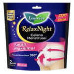Laurier Relax Night Pembalut Celana Menstruasi Serap Maksimal 2 pcs