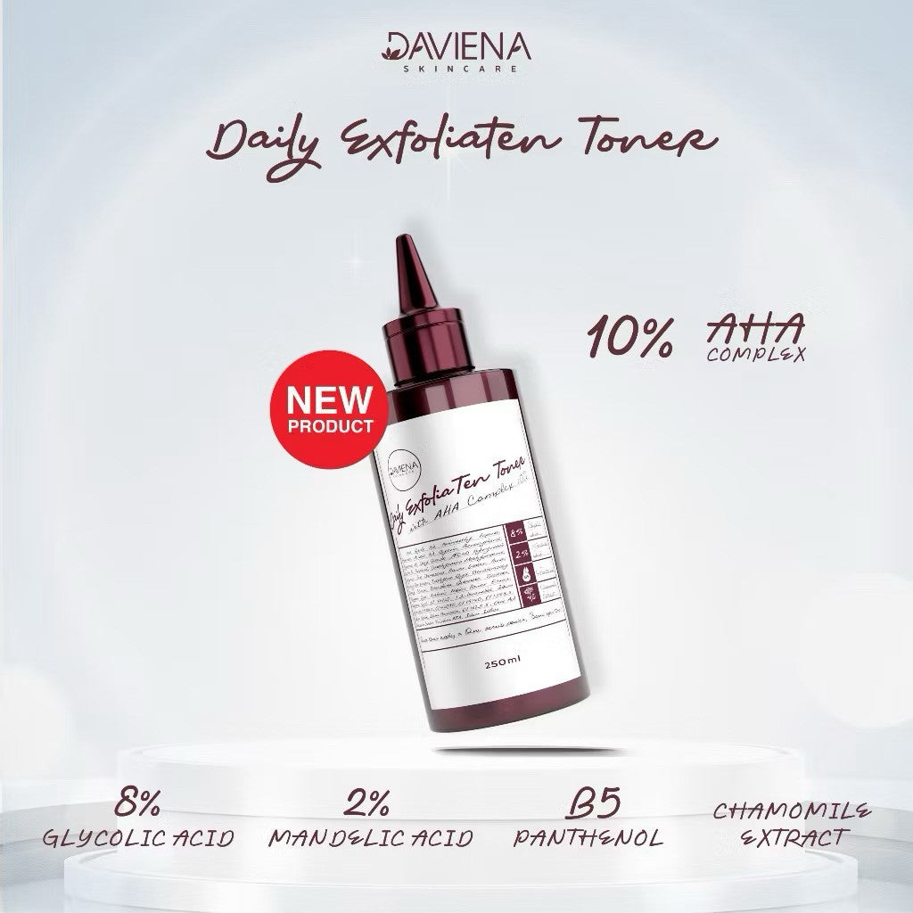 DAILY EXFOLIATE TONER DAVIENASKINCARE